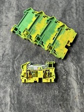 Phoenix Contact Type ST8-PE DIN Rail Ground Terminal Block (LOT OF 5), FREE S&H.