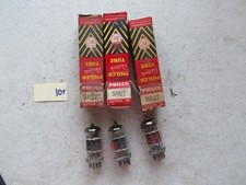 LOT OF 3 NEW IN BOX PHILCO ELECTRONIC TUBE 9AU7 334 