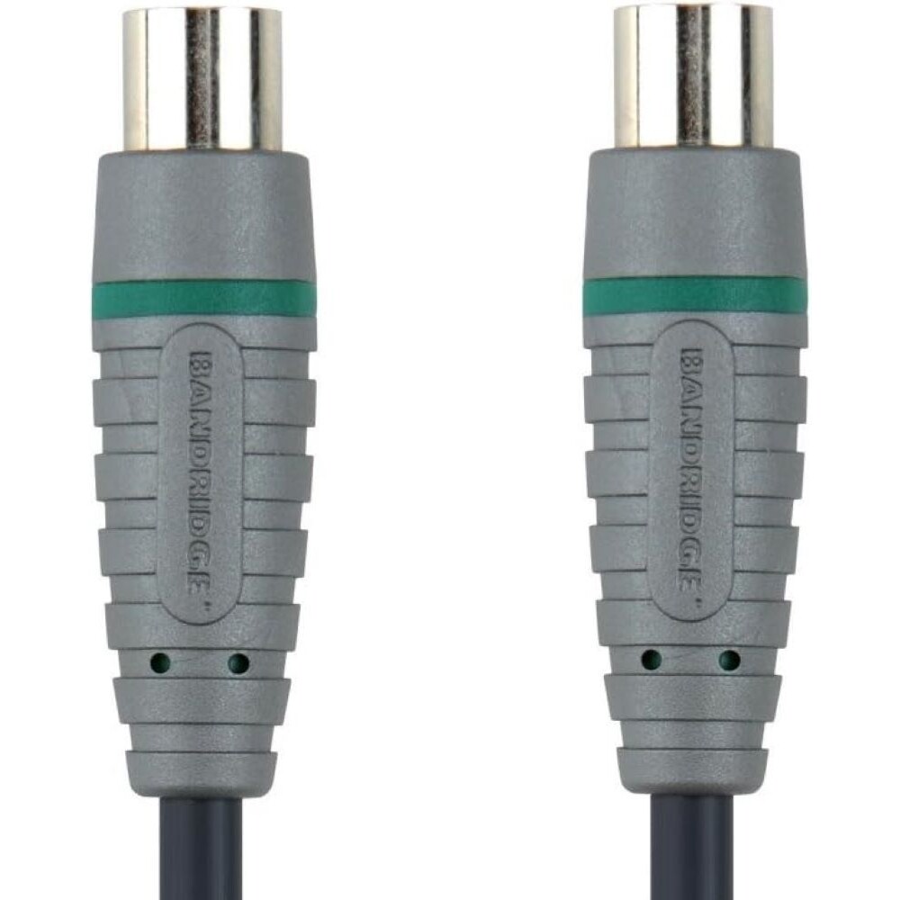 Bandridge BVL8501 Коаксиальный видеокабель Antennenkabel grau 24K Gold 75 Ом длиной 1 м