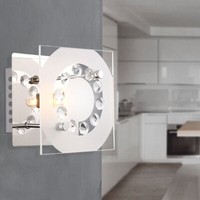Wandleuchte Wandlampe Kristallleuchte Wohnzimmerleuchte Flurleuchte Satiniert
