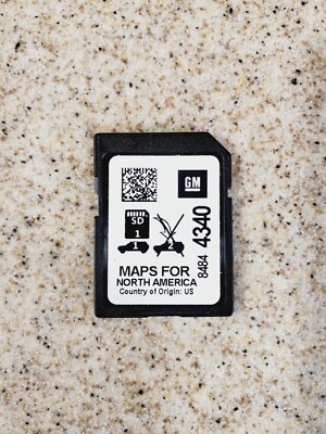 2018-2022 CHEVY GMC CADILLAC NAVIGATION SD CARD 8484 4340 FACTORY GM OEM