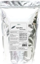 NuSci 100% Pure Spirulina Powder 1Kg (2.2LB)  Kosher Non-GMO Non-Irradiated  