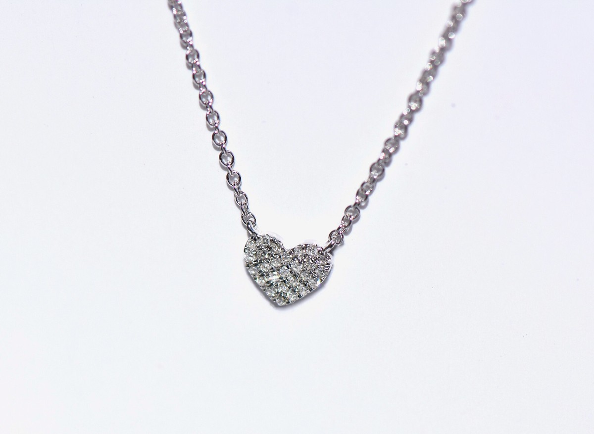 ★ENGBROX★ tweed heart ribbon necklace EBNL24021 s-l1200.jpg