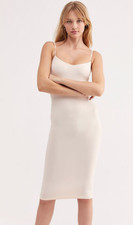 Free People Intimately Tea Length Seamless Slip Dress in Blush XS/S-M/L $45