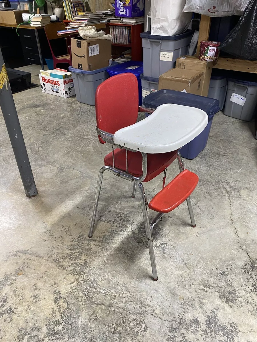 Vintage metal high chair for sale clearance