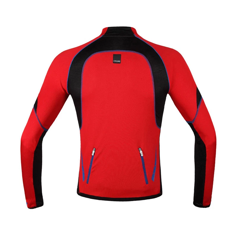 Мужская велосипедная куртка спортивная уличная велосипедная с длинным рукавом джерси для верховой езды L-2XL - Изображение 4 из 4