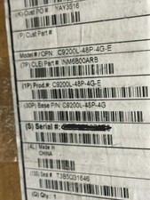 Cisco Catalyst C9200L-48P-4G-E PoE 48-Port Ethernet Network Switch Open Box