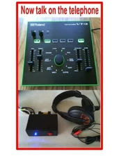 Roland VT-3 Voice Changer + Built-In Telephone Interface + Brand New Headset.