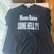 Rare Vintage 90’s Wwf Wcw Wwe Wanna Raise Some Hell Stone Cold Austin Shirt Sz L