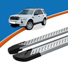 Trittbretter passend für Land Freelander ab Baujahr 10/2006-10/2014 VISO Silber 