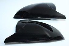 Black Side Rearview Mirror Cap Cover Trim Glo...