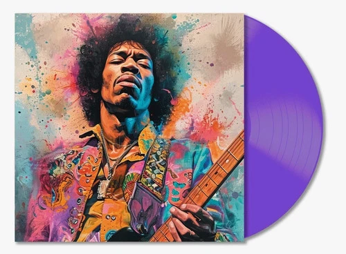 Jimi Hendrix Vinyl LP Purple Vinyl lp Live In Stockholm 1969. Art131 mint sealed