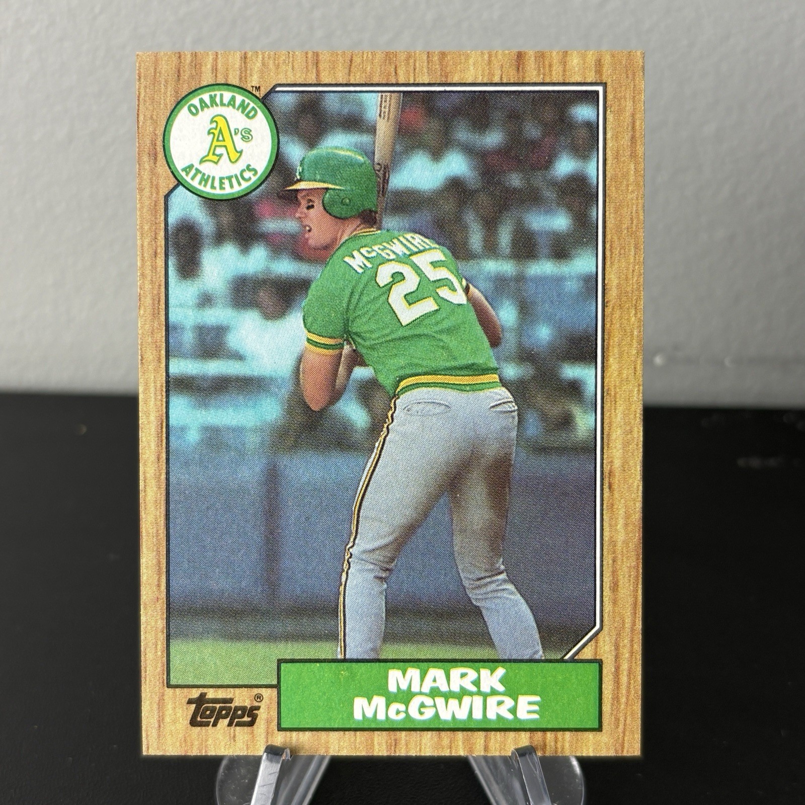 1987 Topps - Mark McGwire Oakland Athletics A’s Rookie Card (RC) #366 Card