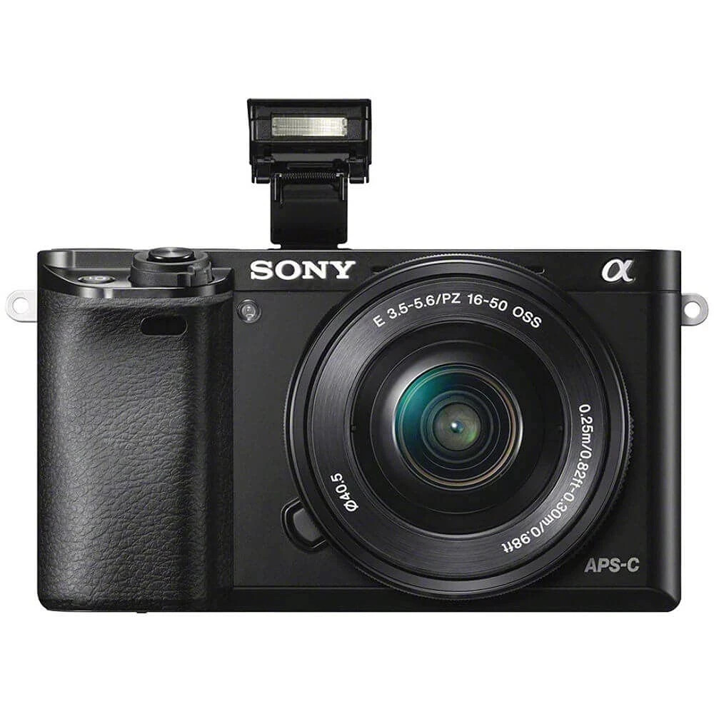 Sony Alpha Mirrorless Digital Camera w 16-50mm Lens Accessories
