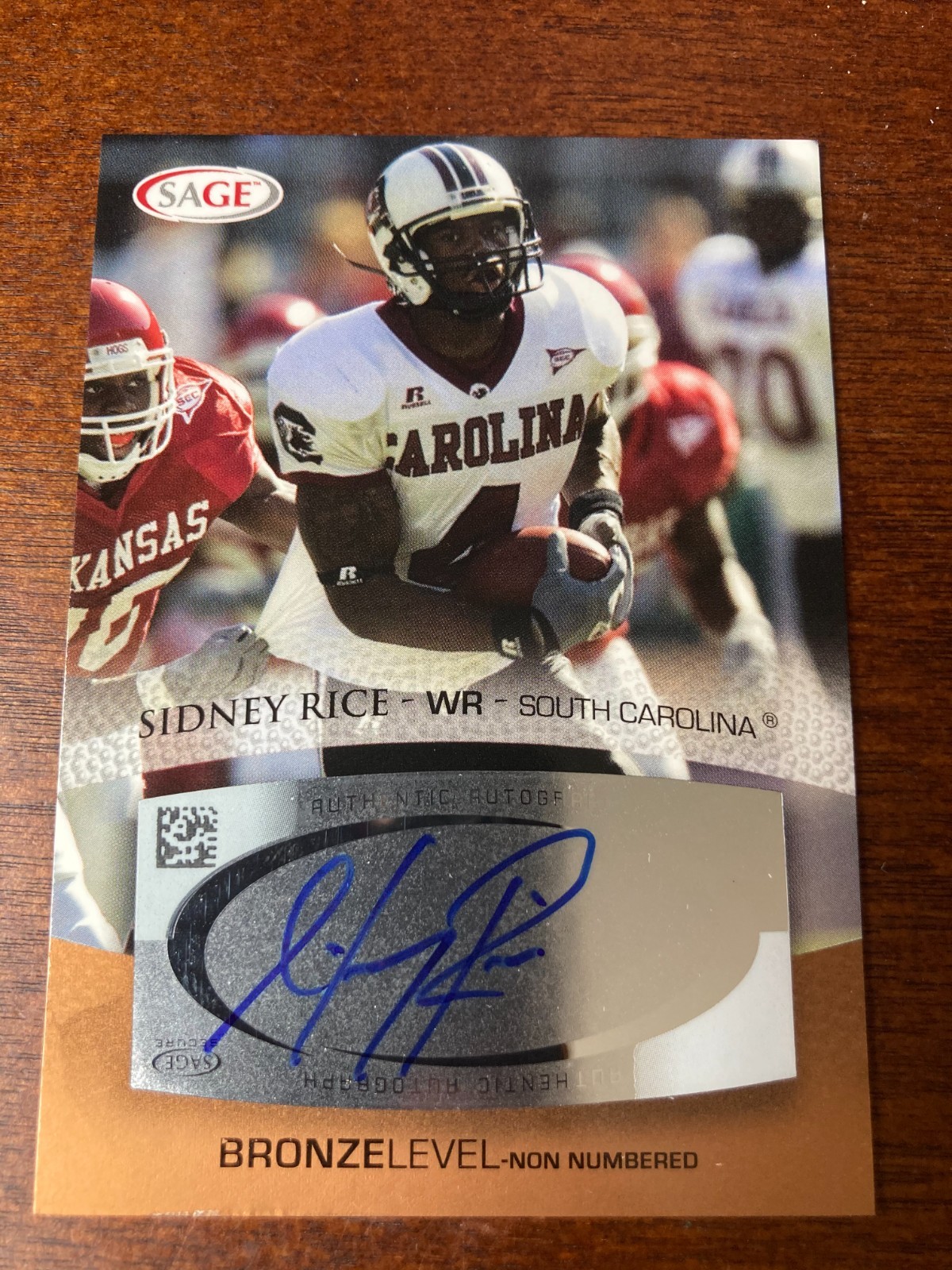 Sidney Rice SA-GE Autographs #A44 Base