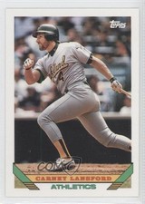 1993 Topps Carney Lansford #127 0b5