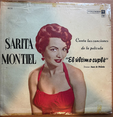 Sarita Montiel ''Canta Las Canciones de la Pelicula - El Ultimo Cuple'' Record LP