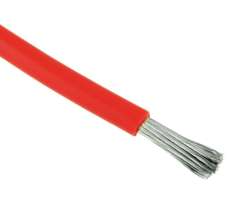 Red Silicone Lead Wire 10awg 1050/0.08mm 1m