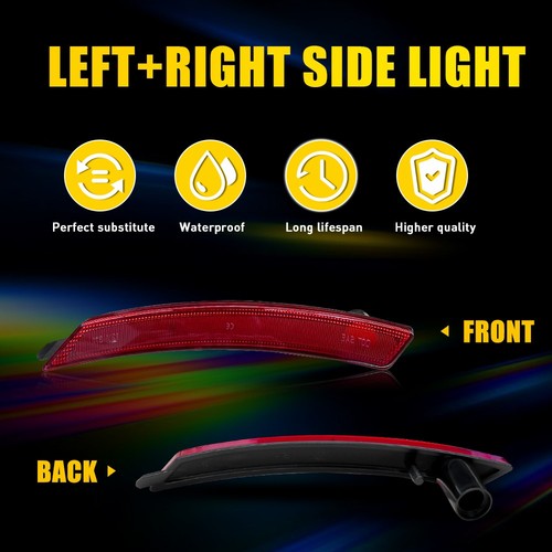4X Side Marker Light Housing Front Amber Rear Red For Mini R55 R56 R57 R60 R61 E - Picture 8 of 21