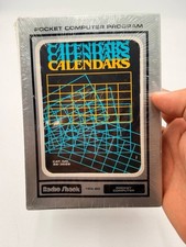 Radio Shack TRS-80 Pocket Computer Program Calendars NEW, Sealed