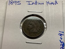 1895 Indian Head Penny US Copper with Partial Liberty 061225 41a
