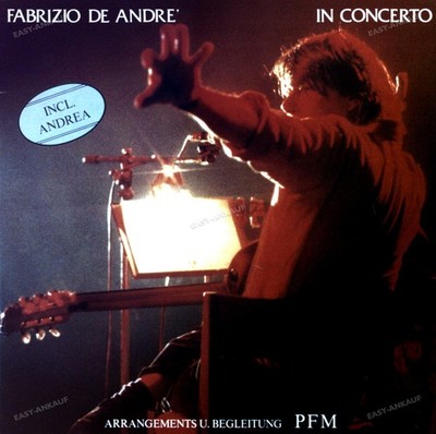 Fabrizio De André - In Concerto Germany LP 1979 (VG+/VG) .*
