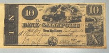 1840 $10  Ohio Bank of Gallipolis Note *COPY*