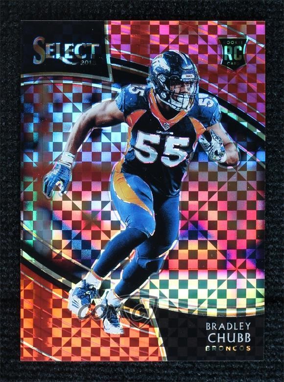 2018 Panini Select Field Level Red Prizm 24/49 Bradley Chubb #227 0w4w