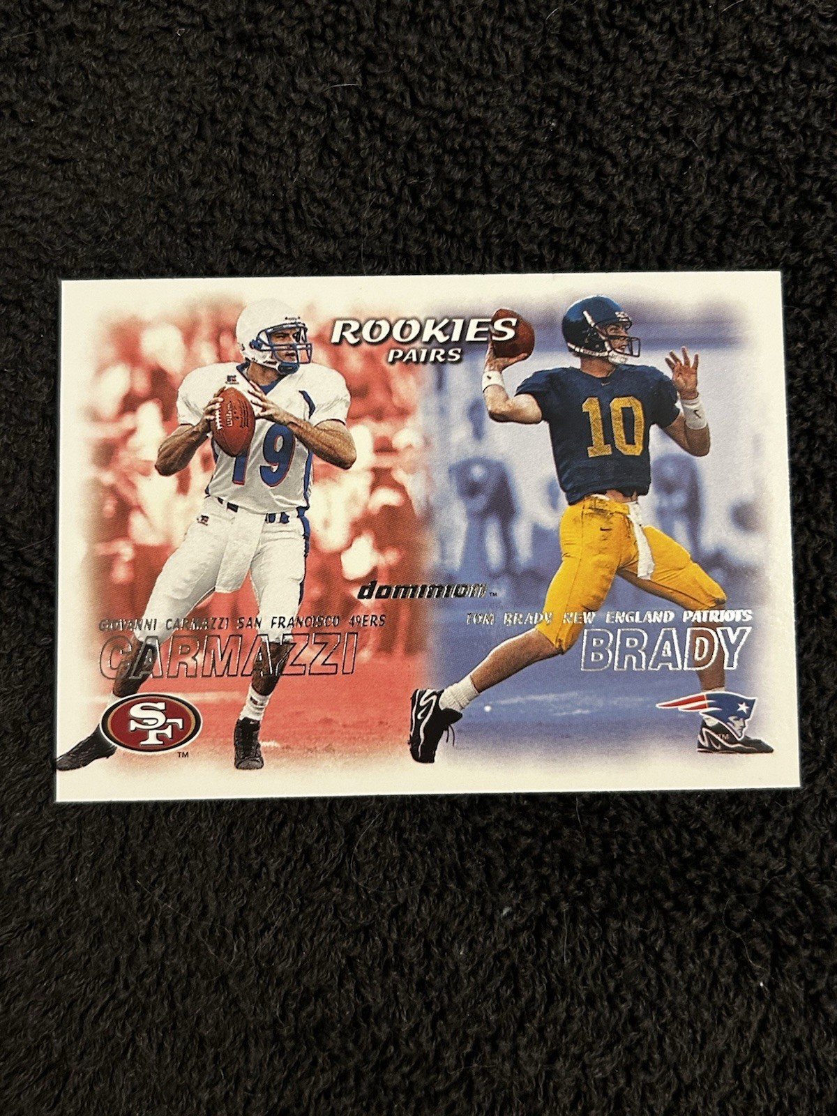 Tom Brady 2000 SkyBox Dominion #234 Rookies Pairs Price Guide