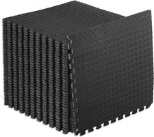 Exercise Puzzle Mat  -Inch, EVA Interlocking Foam Floor Tiles for Home Gym, Work