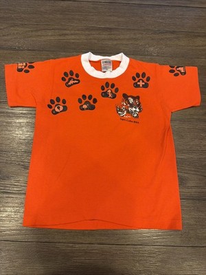 Oneita Vintage BSA Tiger Cubs Youth Medium Tshirt With Patches 1996-97