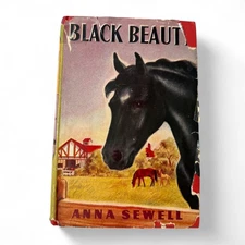 Black Beauty by Anna Sewell – Illustrated Horse Classic – Worn Dust Jacket