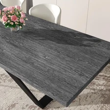 Yenhome Grey Wood Contact Paper Peel and Stick Countertops Wood Vinyl Wrap fo...