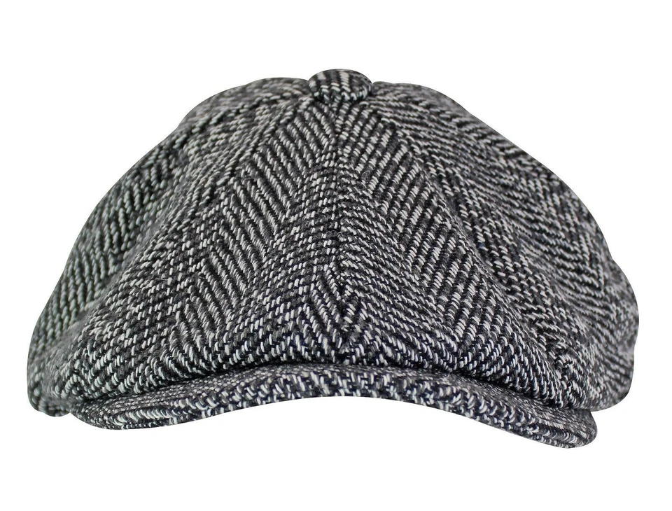 Homme Hiver Anglaise Vintage Traditionnelle Laine Casquette Plate Gavroche - Photo 4/4