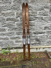 Vintage Wooden Skis / Wooden Skis
