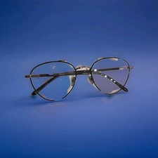 New Linda farrow eyeglasses Aviator 954-9Black and silver  Japan  $750
