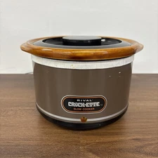 Vintage Rival Crock-Ette Slow Cooker with Removable Center Works
