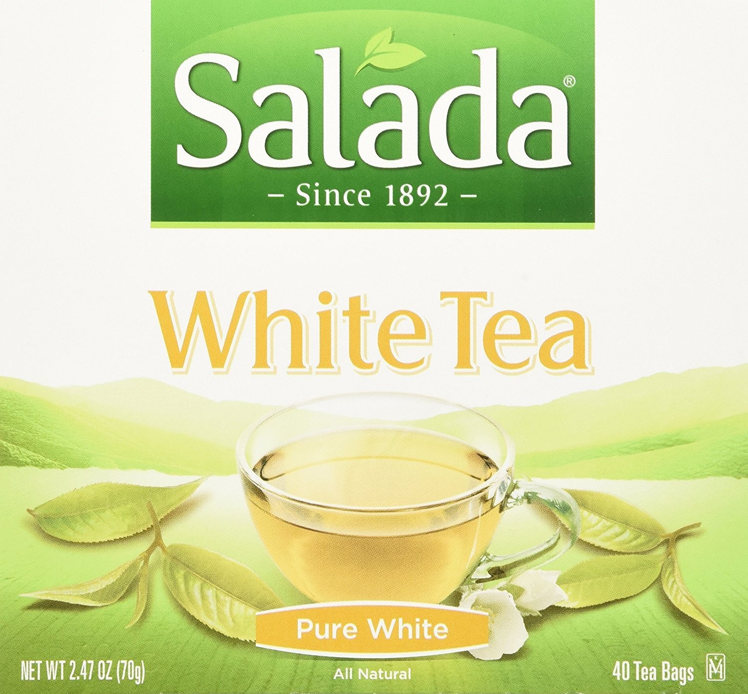 Salada Pure White Tea, 40 Count Packages