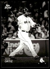 David Ortiz 2025 Topps Black & White #017 Boston Red Sox Baseball Card