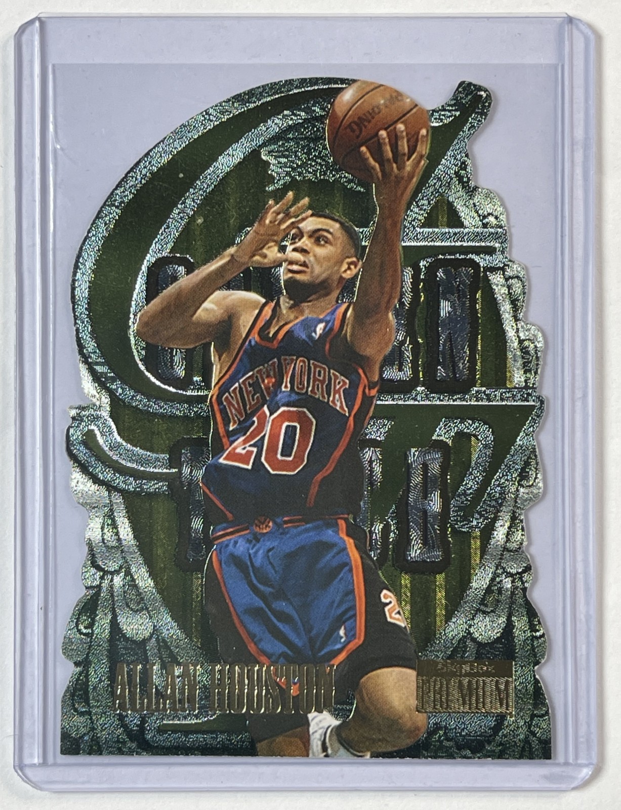 ALLAN HOUSTON 1996-97 SKYBOX PREMIUM #3 GOLDEN TOUCH KNICKS