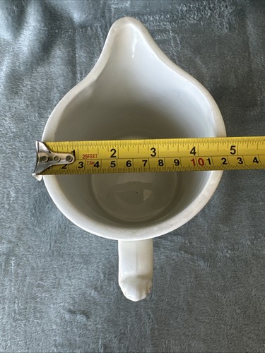 Chester Hotel China White Ironstone Pitcher Water Jug By Taylor, Smith & Taylor - Afbeelding 12 van 15