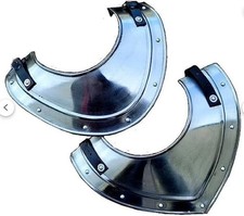 Medieval Knight Gorget Mild Steel  Neck Armor Renaissance Faire Cosplay LARP