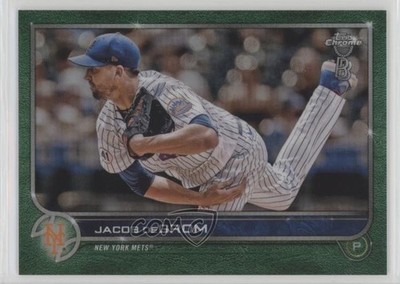 2022 Topps Chrome Ben Baller Edition Green Refractor 45/99 Jacob deGrom 1h2h
