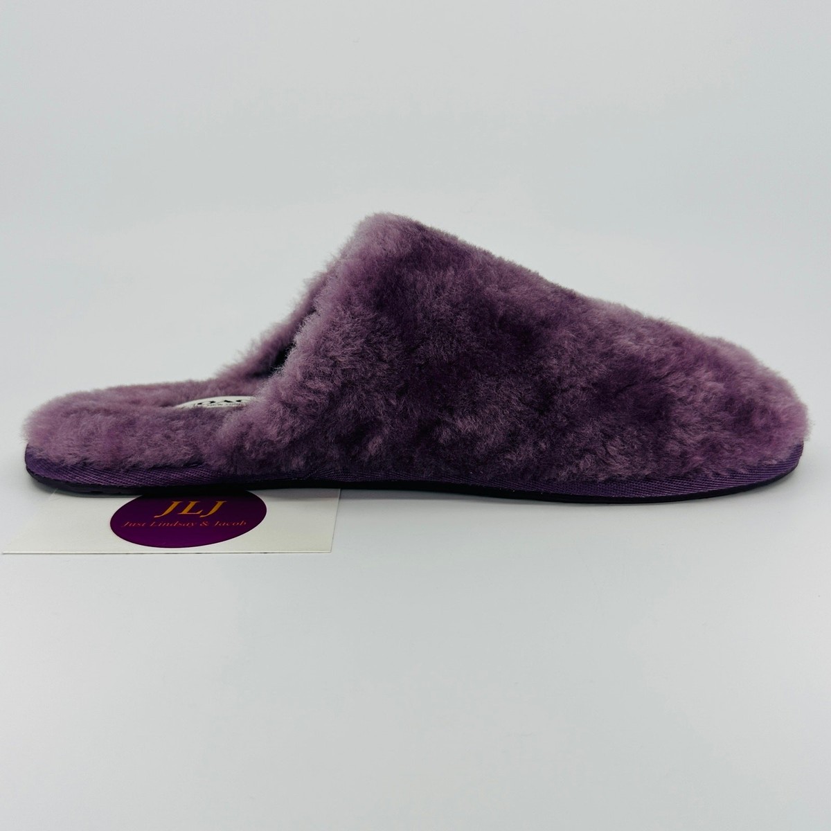 Coach Women's Zennie Signature Shearling Sheep Fur Slippers CM676