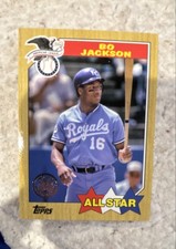 2022 Topps Series 2 - 1987 Topps All-Star Baseball Bo Jackson #87AS-10 W4