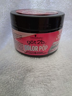 Got2B Color Pop Semi-Permanent Hair Color Mask, Pink Rose 5.1 oz
