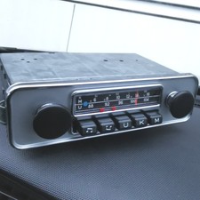 Blaupunkt Mannheim With Chrome Trim For Audi Vw Karmann Ghia Vintage Radio-tested