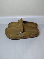 Birkenstock Buckley Leather Suede Tea Color Women Size 38/7Us Narrow