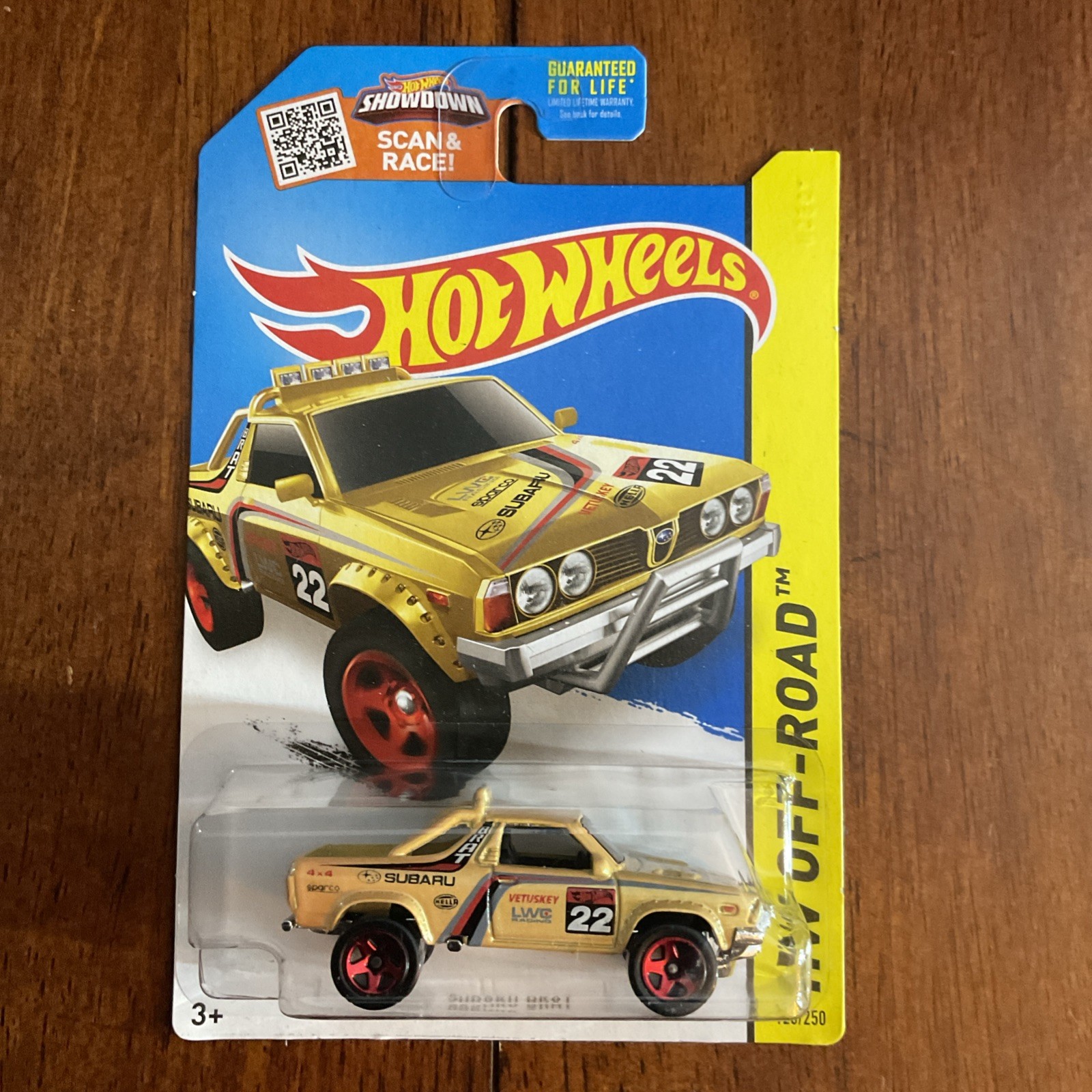 Hot Wheels 2015 HW Hot Trucks Series #123 Subaru Brat Kmart Sandy Brown w/ 5SPs