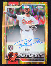 Jeremiah Jackson Chrome 2026 Gold Lava /50 Auto